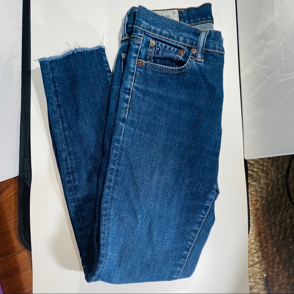 Ralph Lauren High Rise Tompkins Skinny Indigo Jean